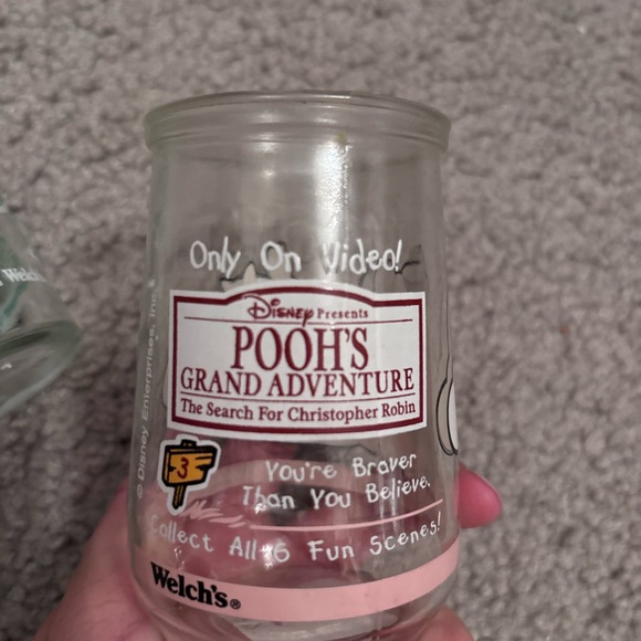 Cartoon Character Glass Set - Blue and Pink - Picture 6 of 6